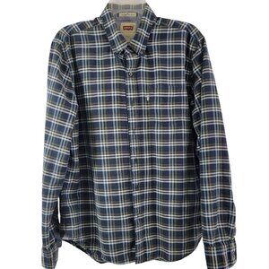 Levi’s Signature Slim Fit Men’s Outdoor Button Down Long Sleeve Shirt - Large